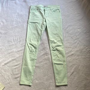 Express Jeans Mint Colored Skinny Jeans sz. 4